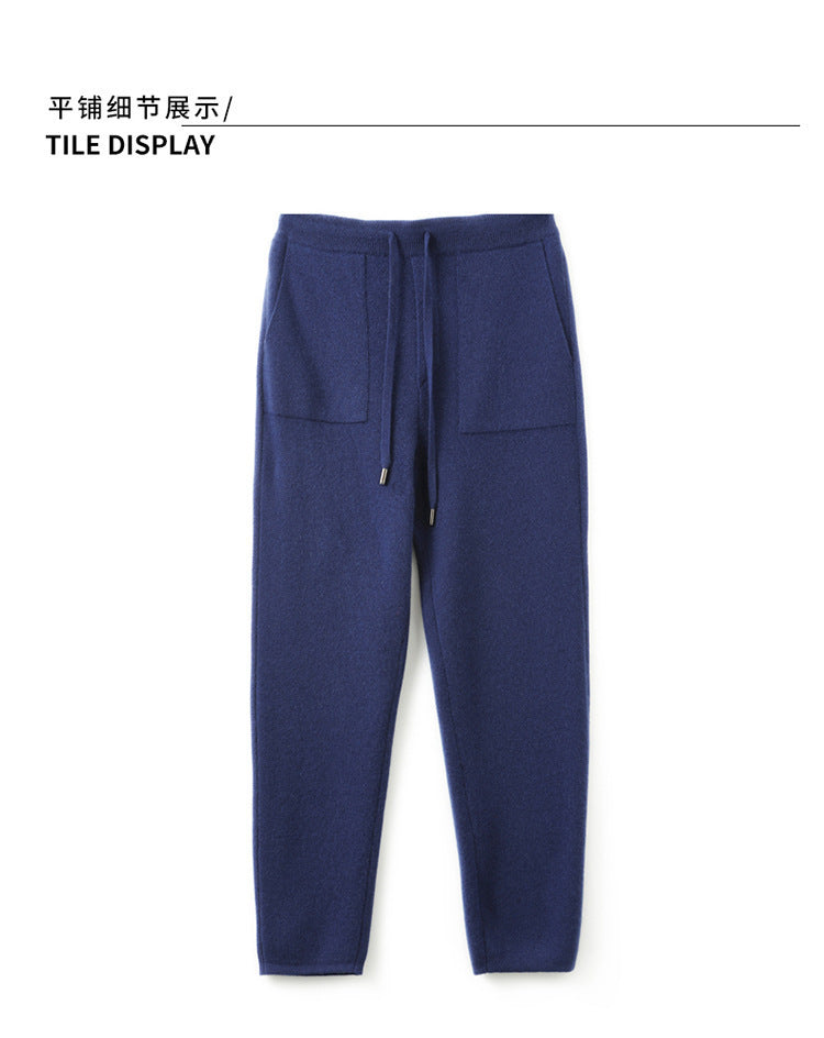 Men’s Cashmere-Wool Straight-Leg Pants