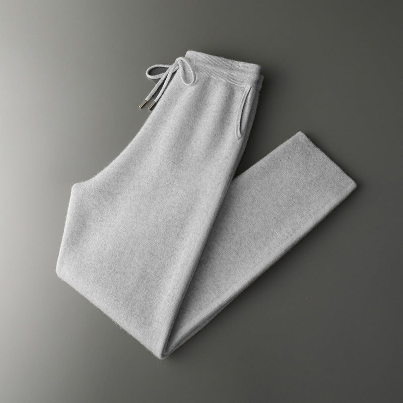 Men’s Cashmere-Style Knit Pants