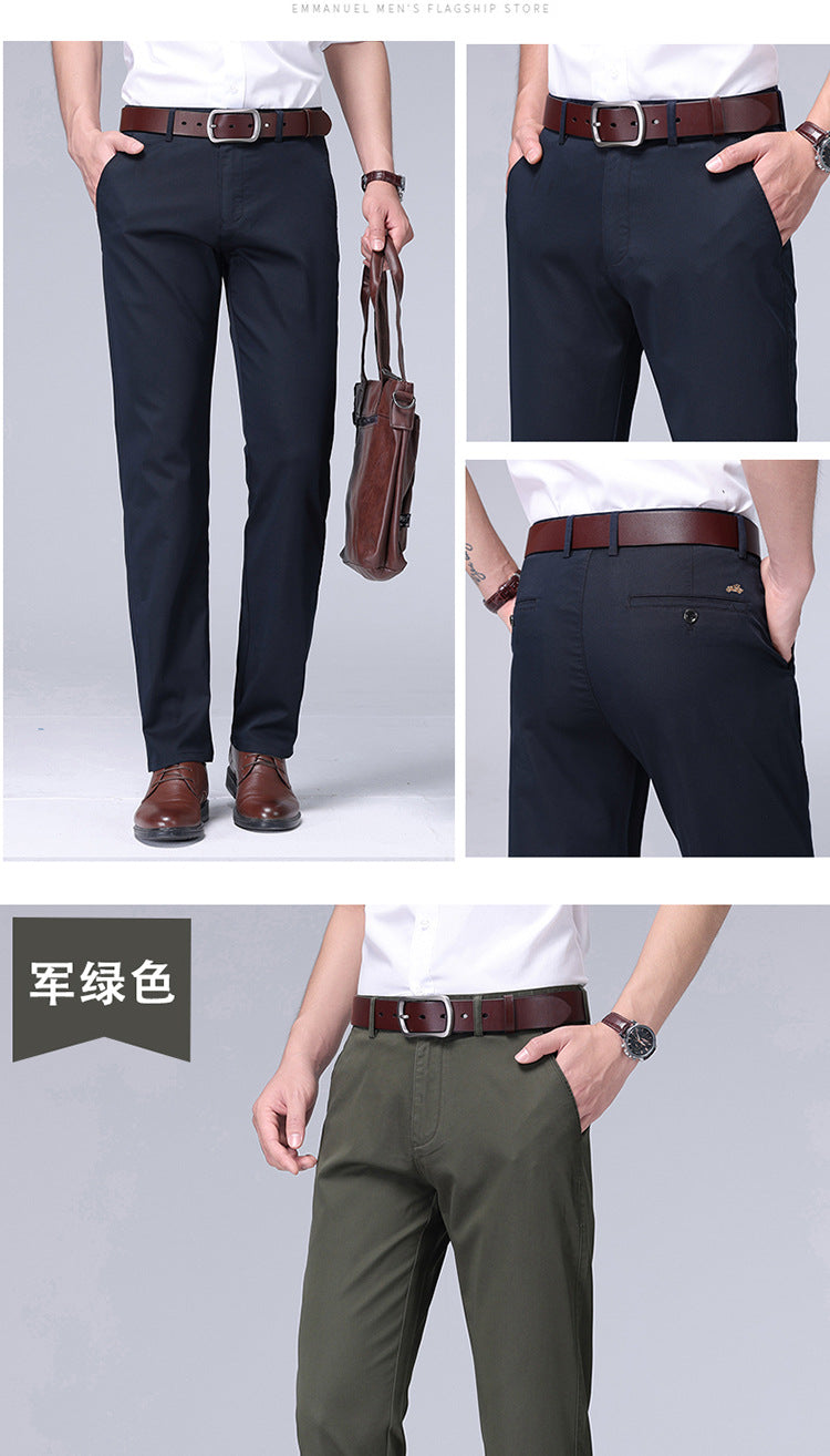 Men’s Casual Straight-Leg Pants
