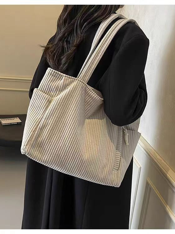 Corduroy Tote Bag