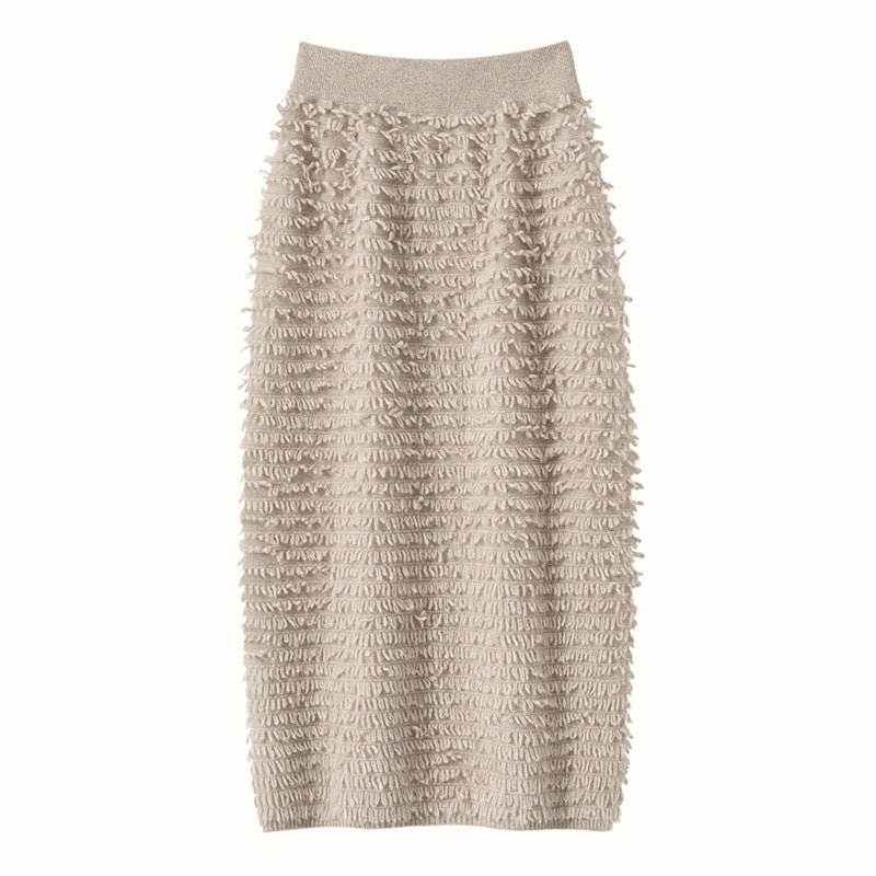 Women’s Cashmere-Style Knit Skirt