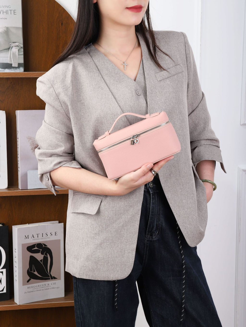 Genuine Leather Crossbody Bag