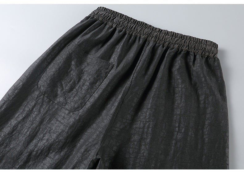 Men’s Mulberry Silk Straight-Leg Pants