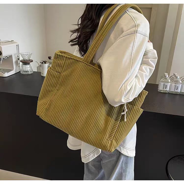Corduroy Tote Bag