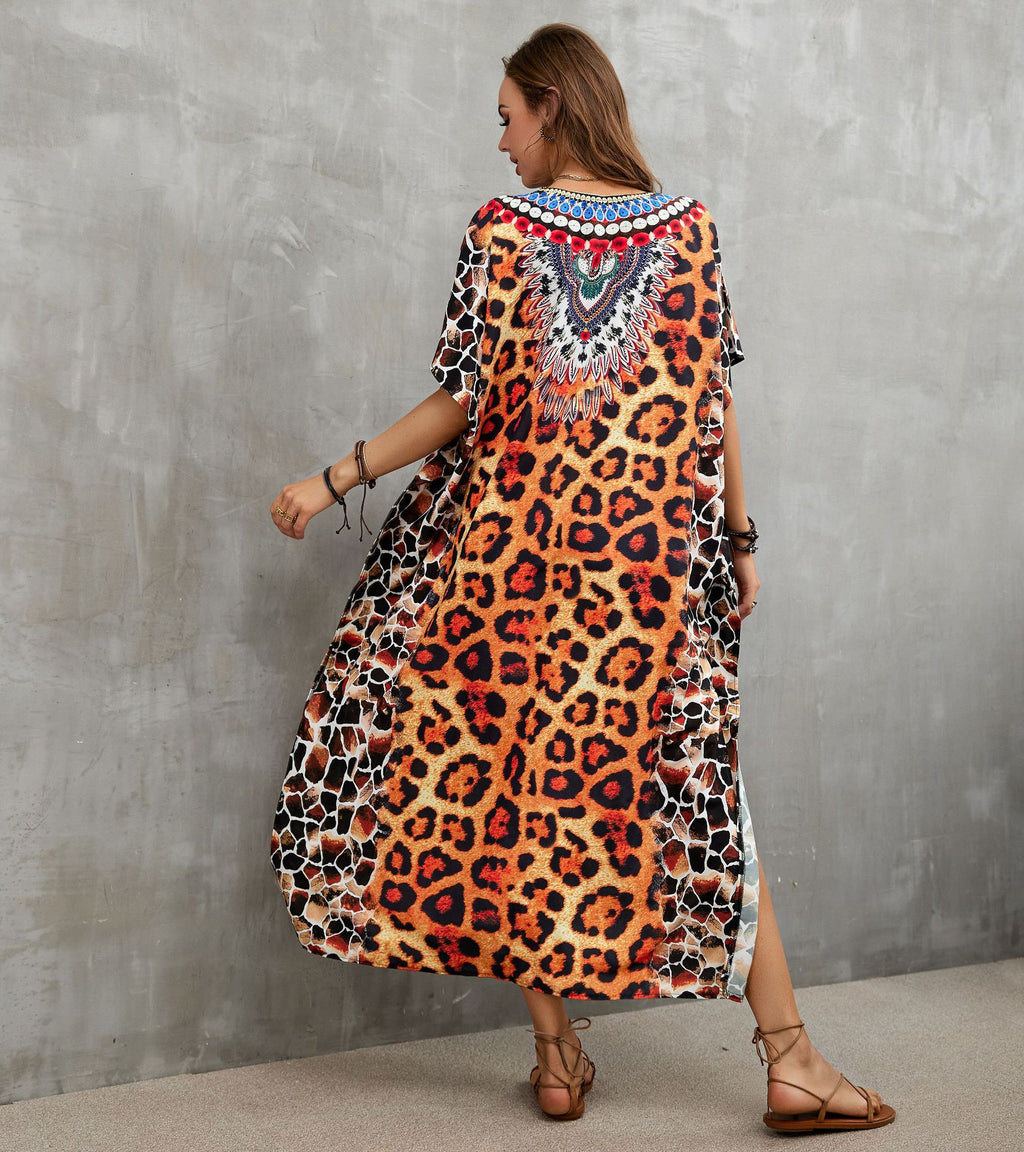 Printed Beach Cover-Up