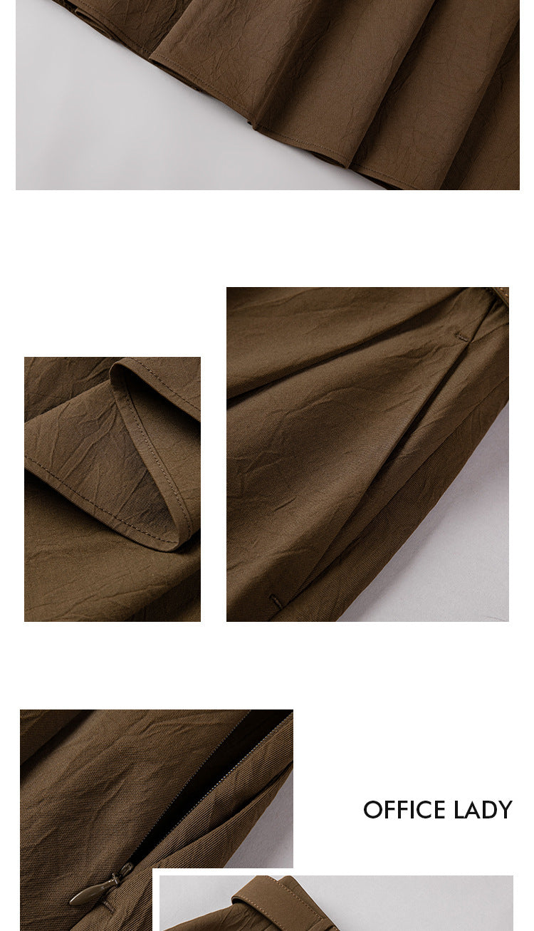 Women’s Pleated A-Line Skirt