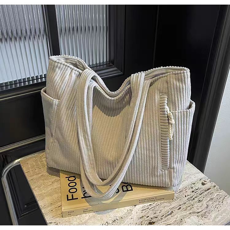 Corduroy Tote Bag