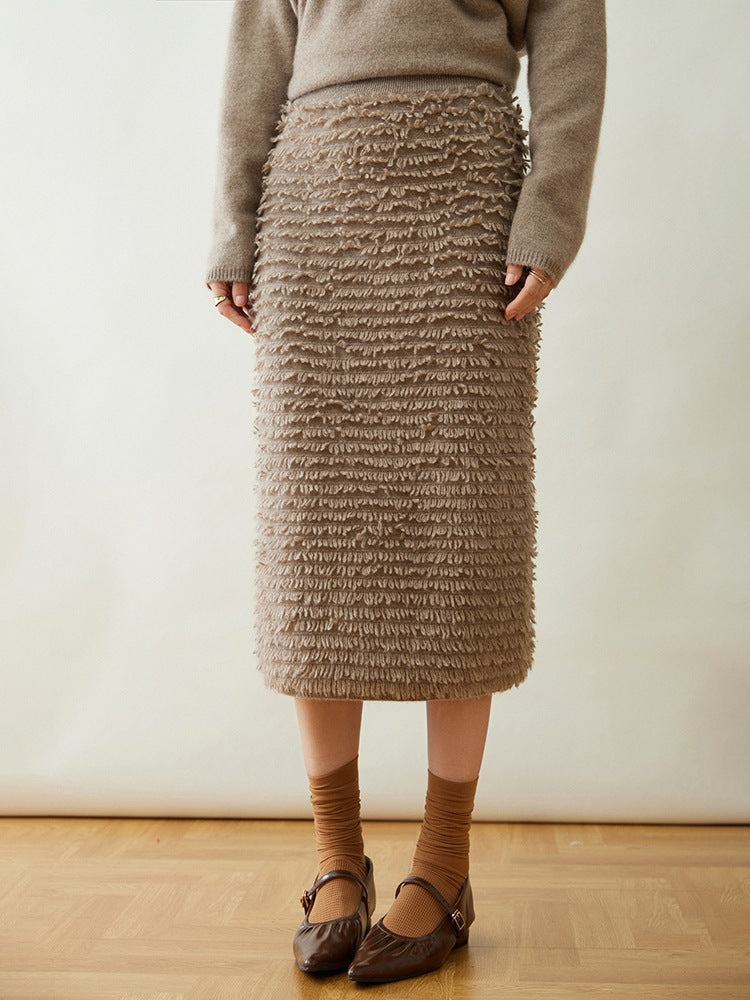 Women’s Cashmere-Style Knit Skirt