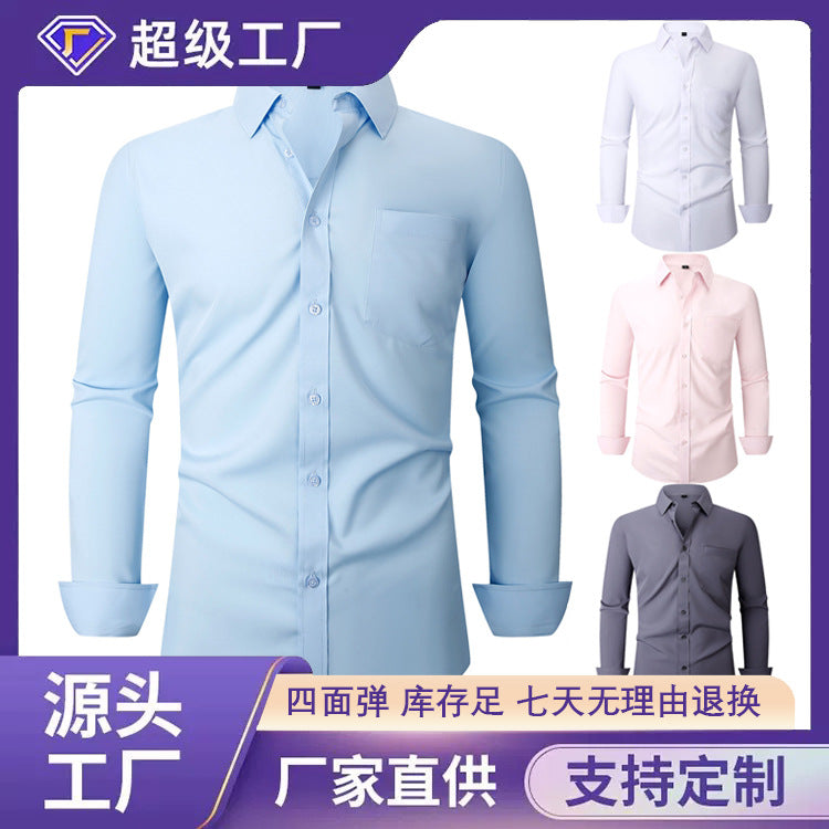 Men's Stretch Long-Sleeve Shirt