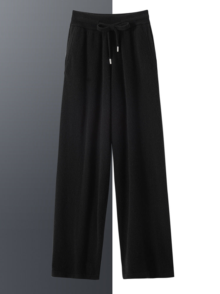Men’s 100% Cashmere Straight-Leg Pants