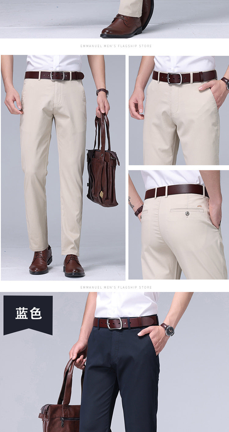 Men’s Casual Straight-Leg Pants