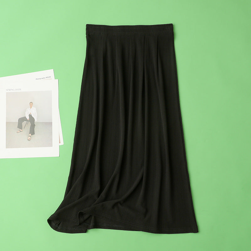 Mulberry Silk A-Line Skirt