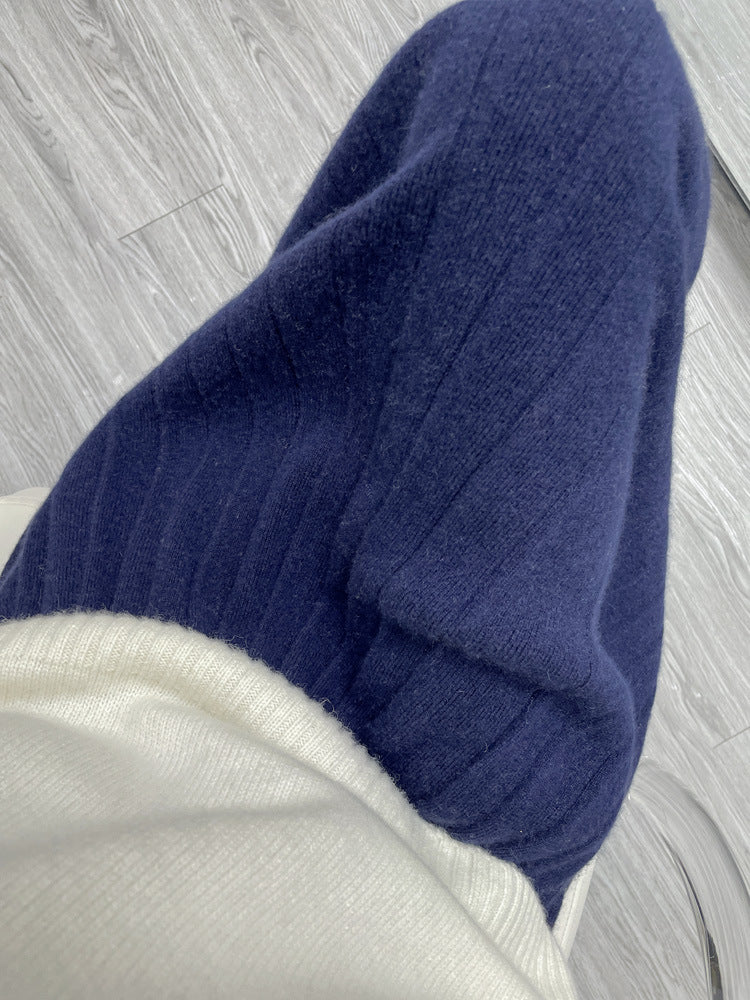 Women’s Cashmere-Wool Pleated Skirt