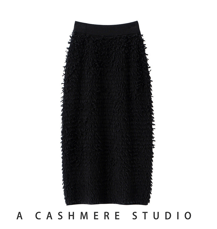 Women’s Cashmere-Style Knit Skirt