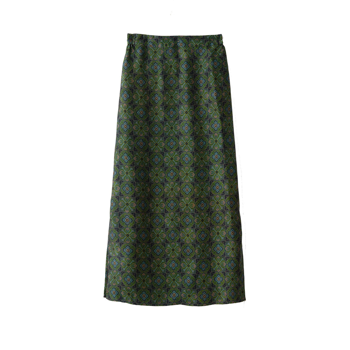 Women’s Mulberry Silk Printed Maxi Skirt