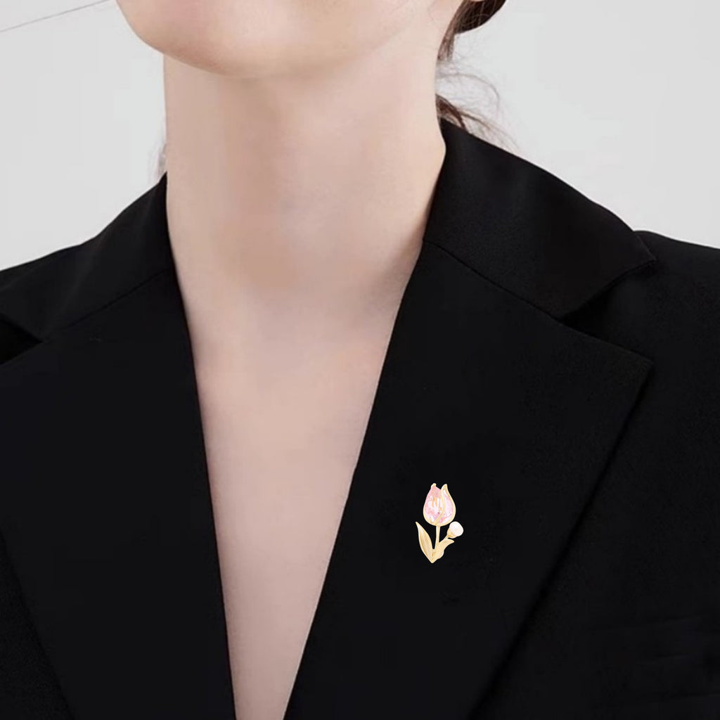 Tulip Flower Brooch