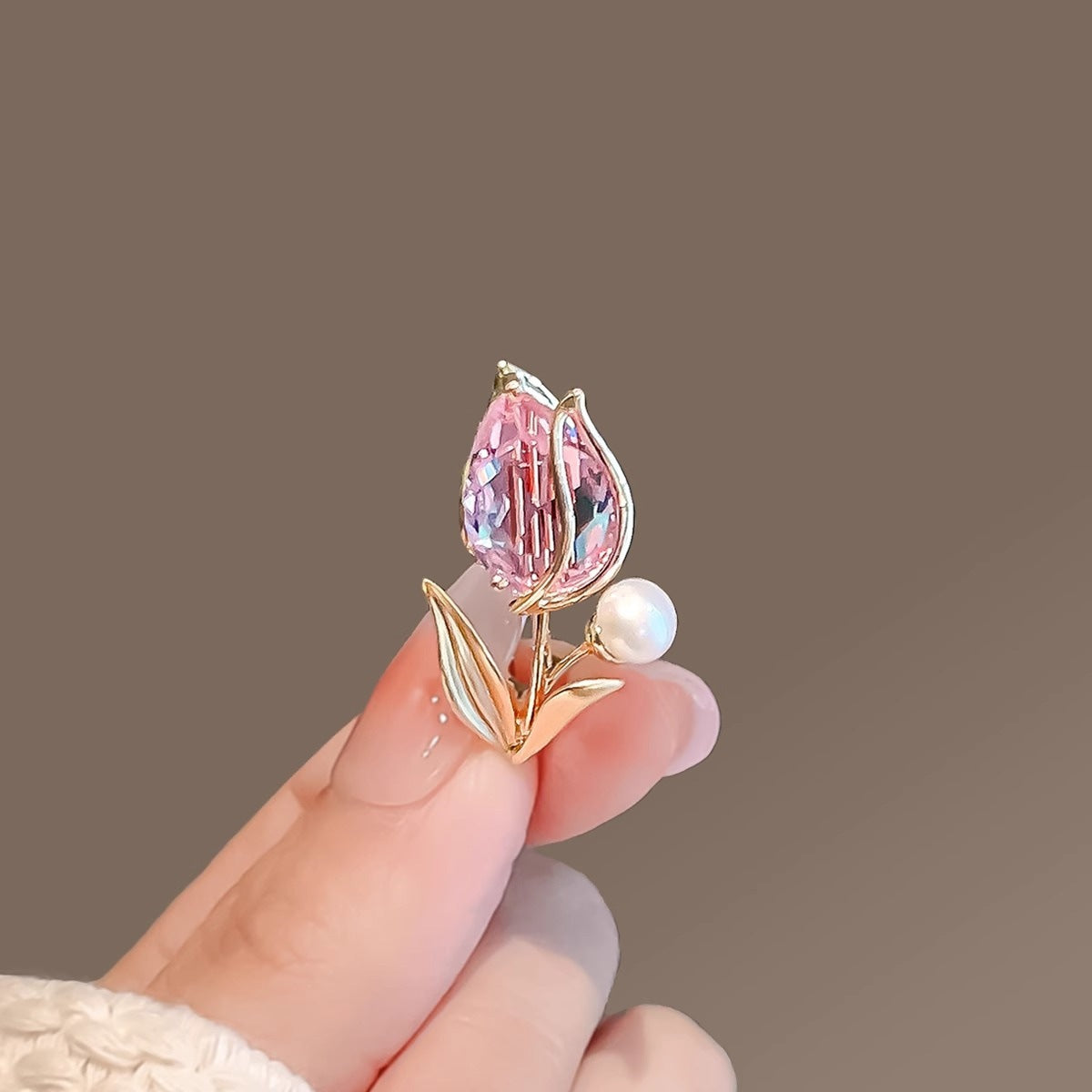 Tulip Flower Brooch