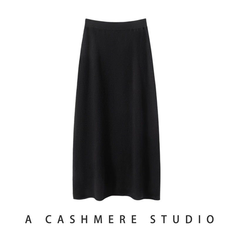 Women’s Pure Cashmere Midi Skirt