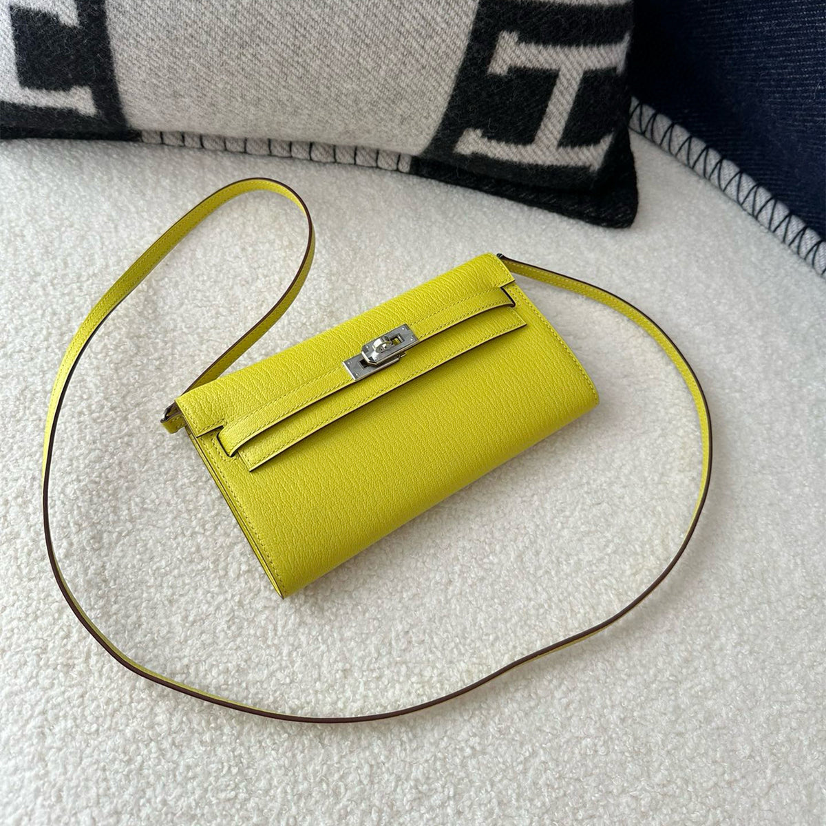 Hand-Stitched Cowhide Crossbody Bag