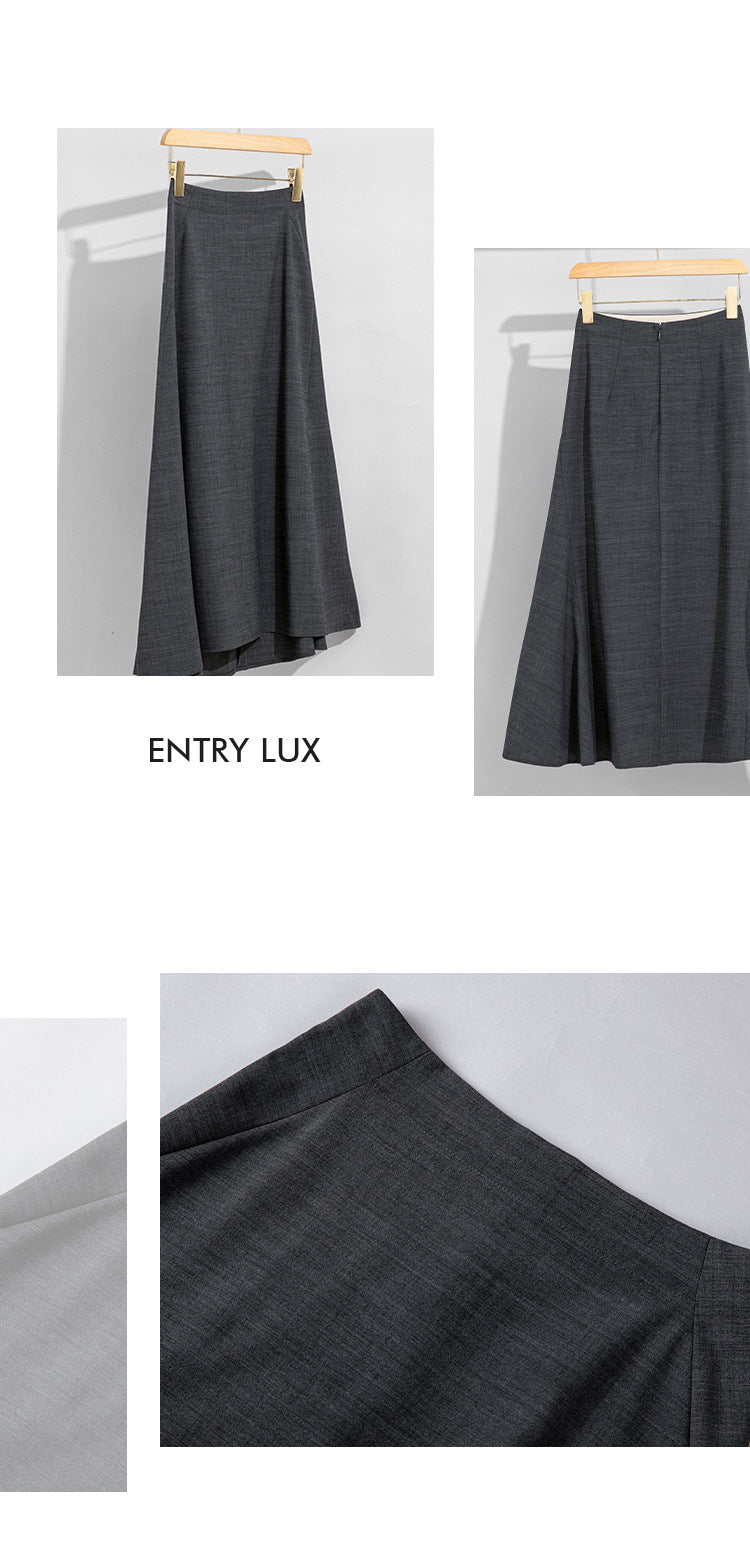 Women’s Wool Fishtail Skirt