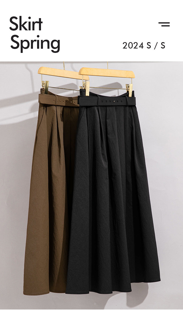 Women’s Pleated A-Line Skirt