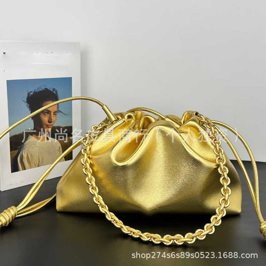 Women’s Pleated Shoulder Bag