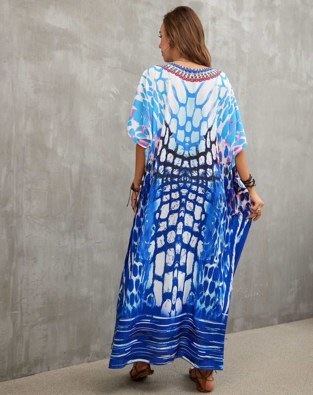 Printed Beach Cover-Up