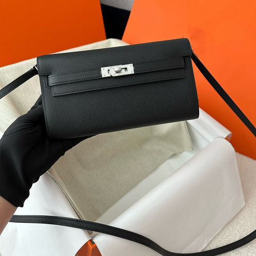 Hand-Stitched Cowhide Crossbody Bag