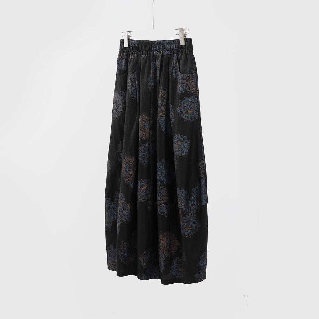 Mulberry Silk Floral Skirt