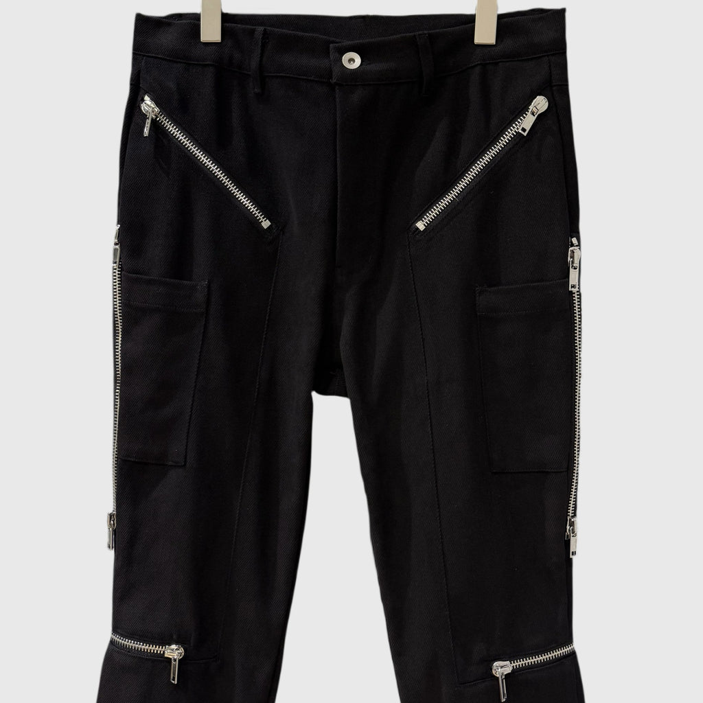 Men’s Retro Multi-Zip Casual Pants