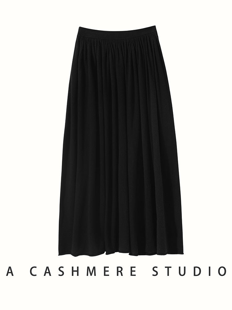 Women’s Cashmere-Style Straight Skirt