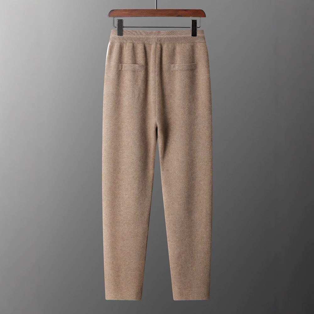 Men’s Cashmere-Style Knit Pants