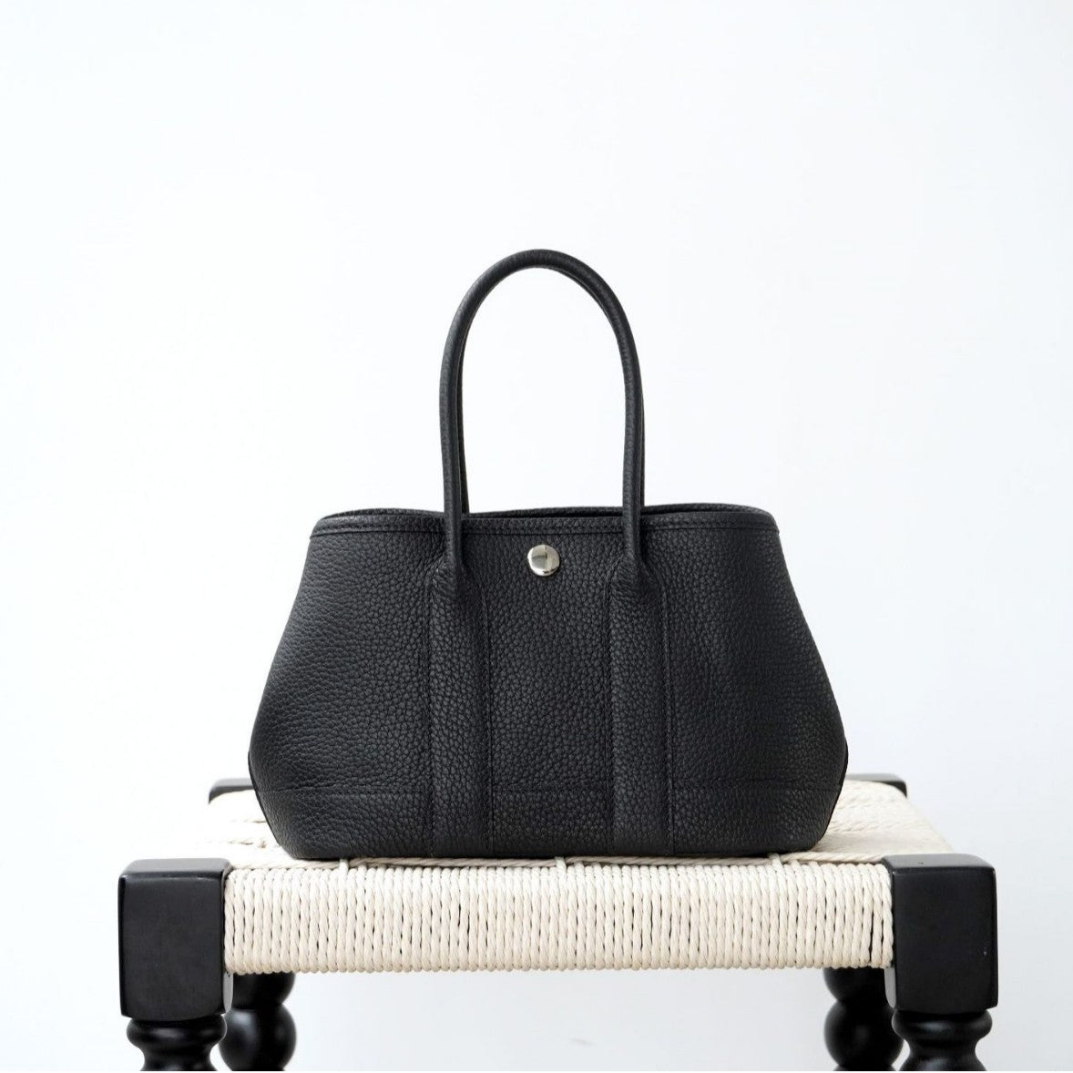 Mini Garden Genuine Leather Handbag