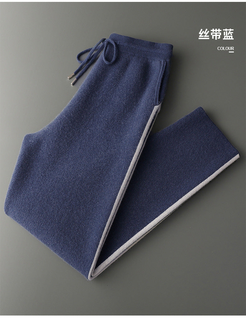 Men’s Cashmere-Style Knit Pants