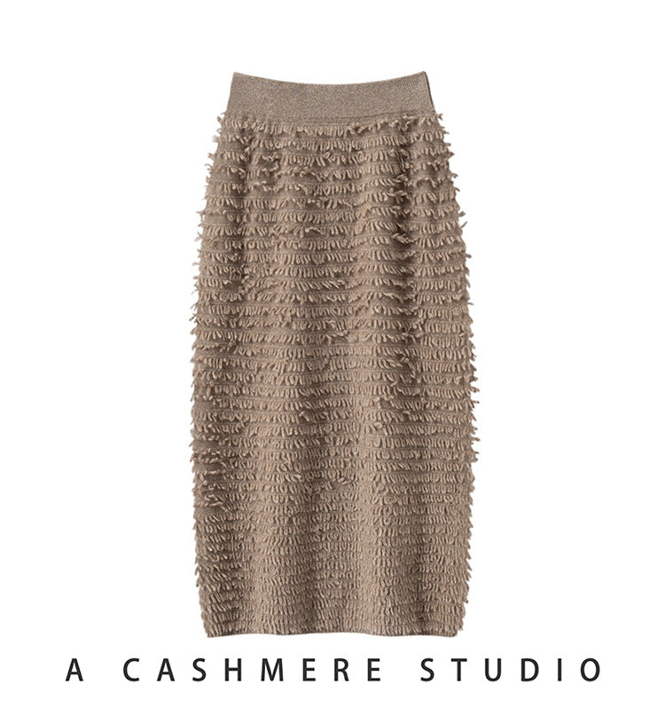 Women’s Cashmere-Style Knit Skirt