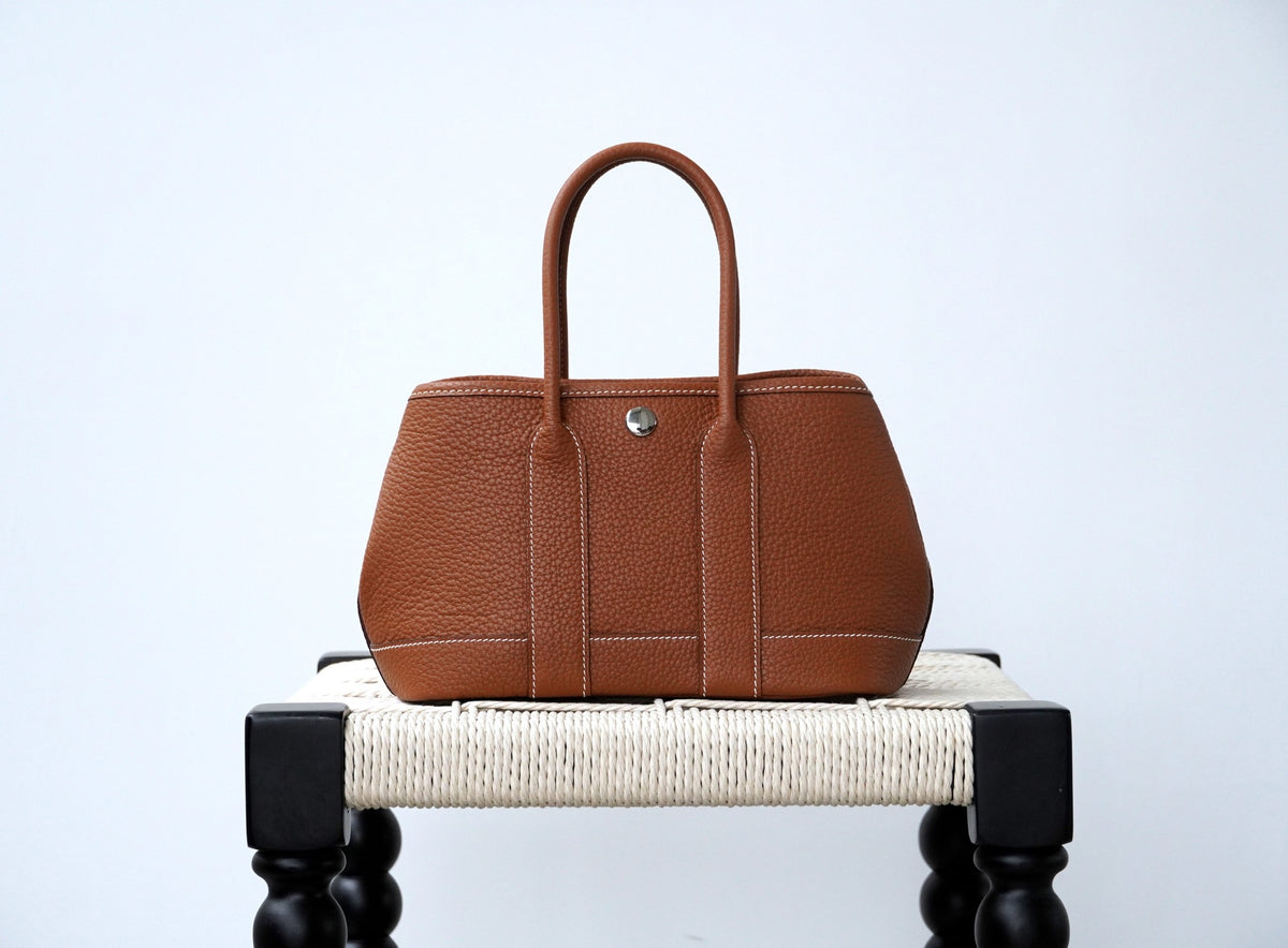 Mini Garden Genuine Leather Handbag