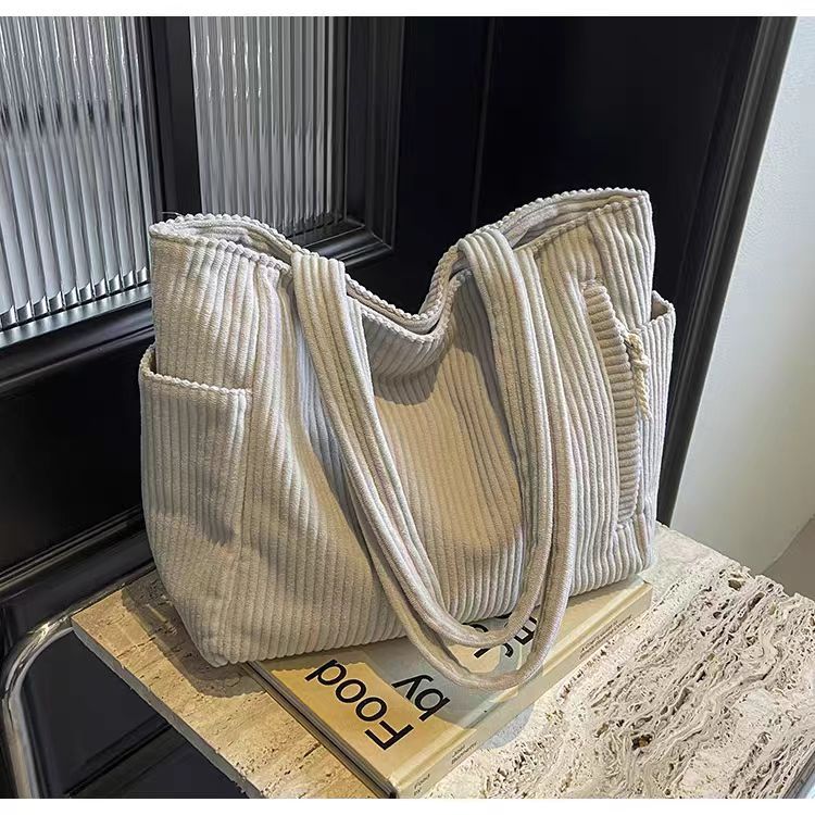 Corduroy Tote Bag