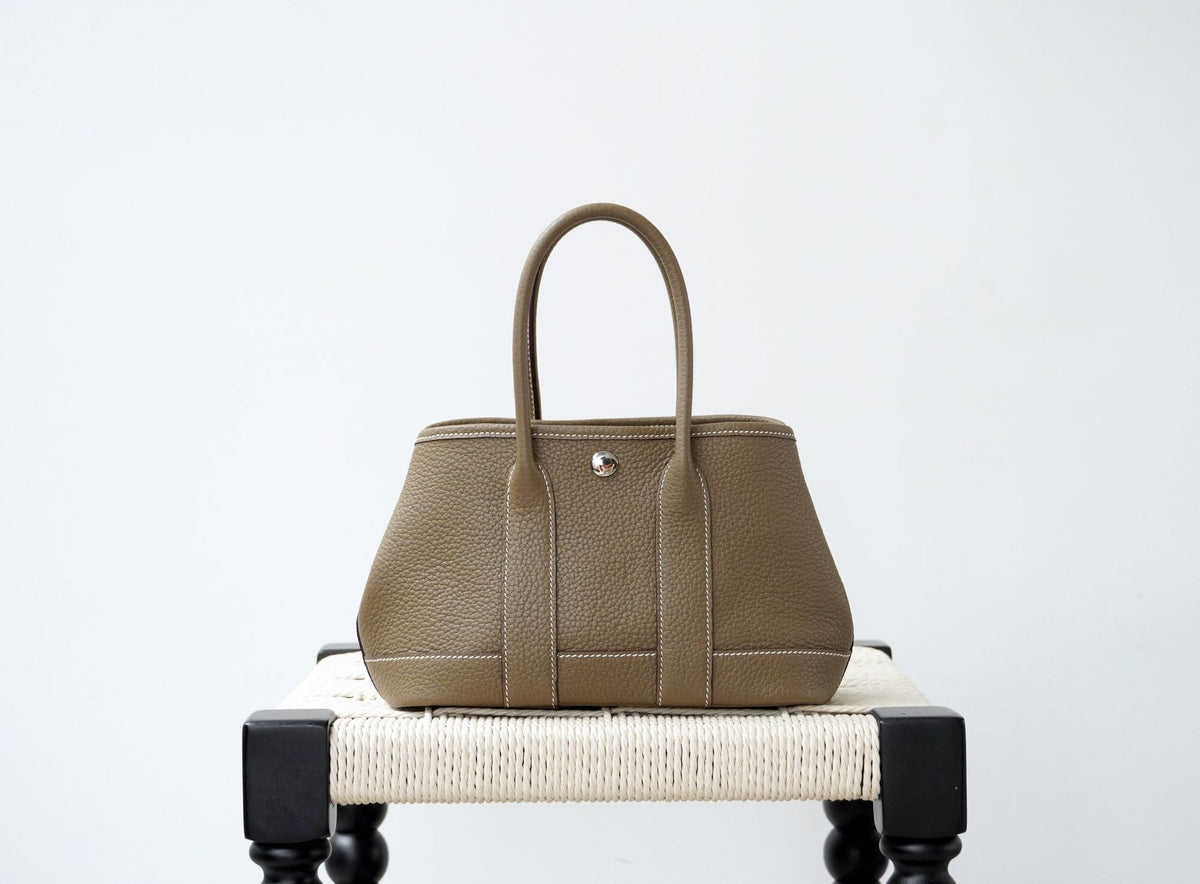 Mini Garden Genuine Leather Handbag