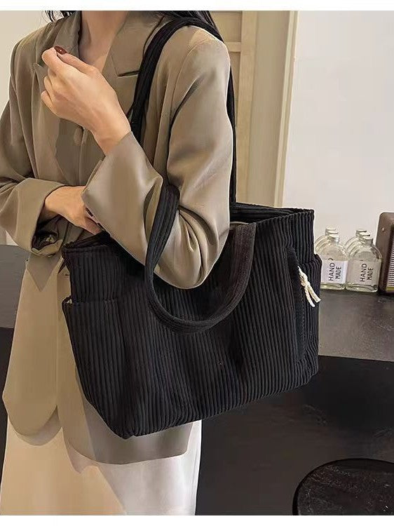 Corduroy Tote Bag