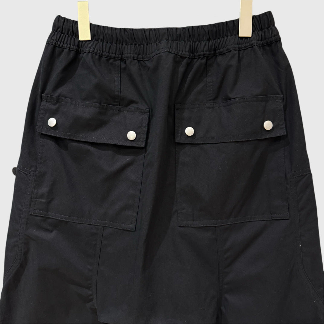 Men’s Multi-Pocket Cropped Casual Pants
