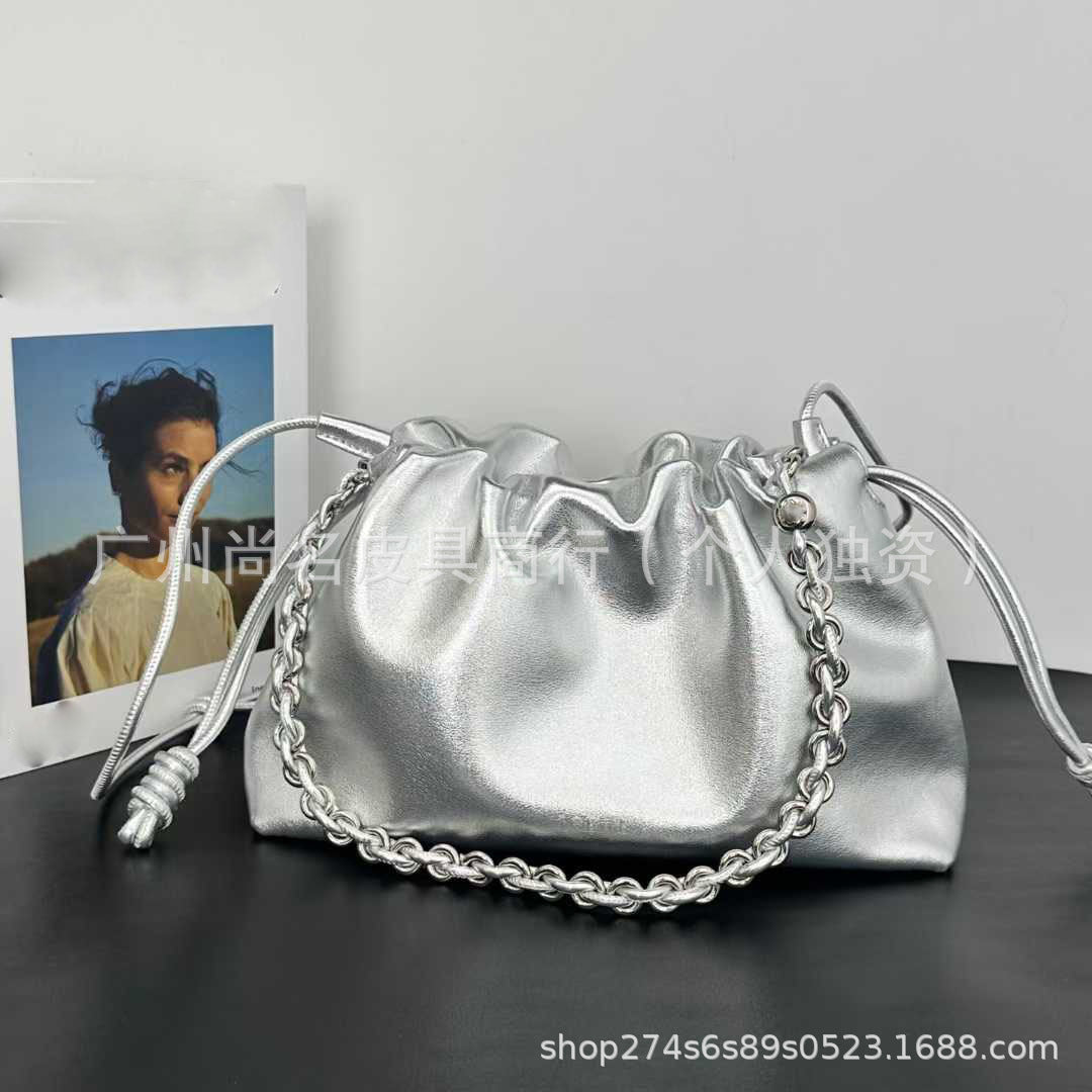 Women’s Pleated Shoulder Bag