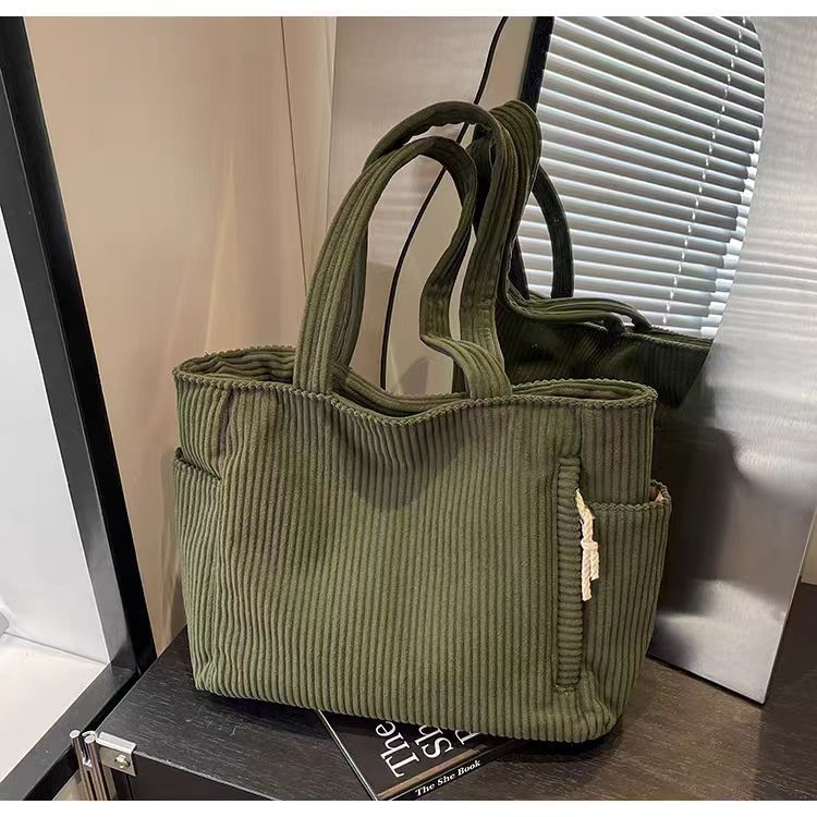 Corduroy Tote Bag