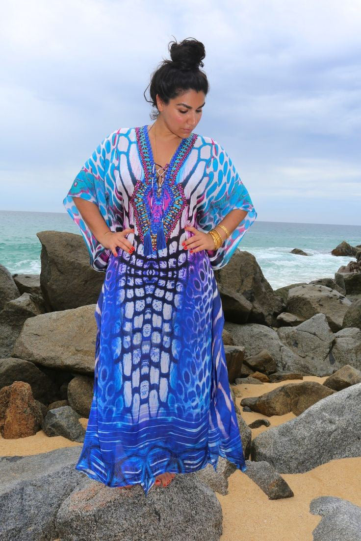Printed Beach Cover-Up