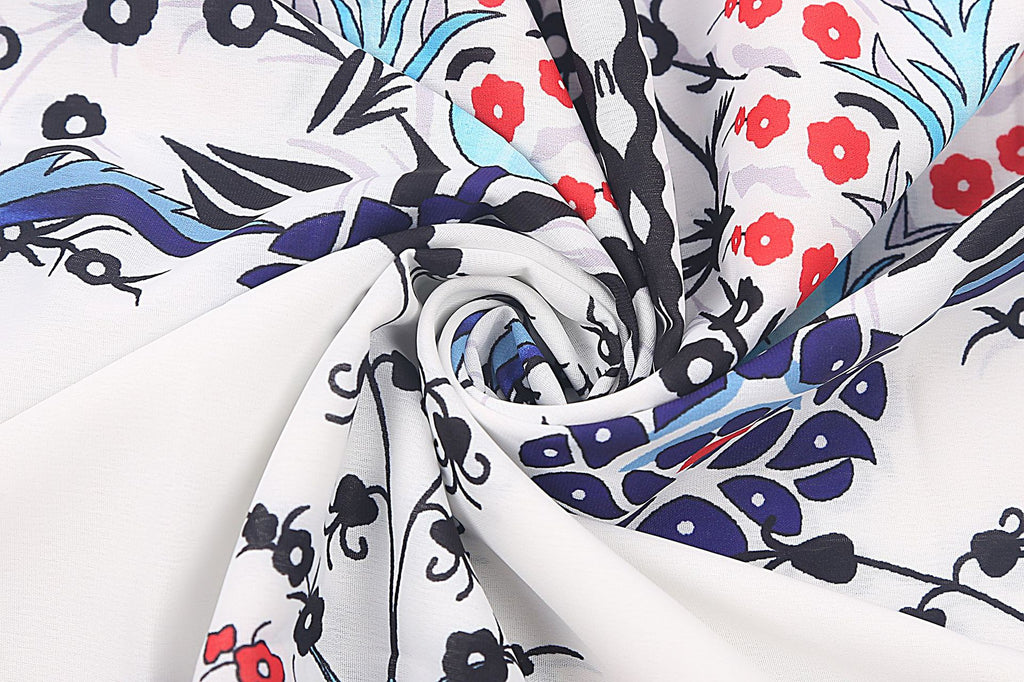 Printed Beach Cover-Up