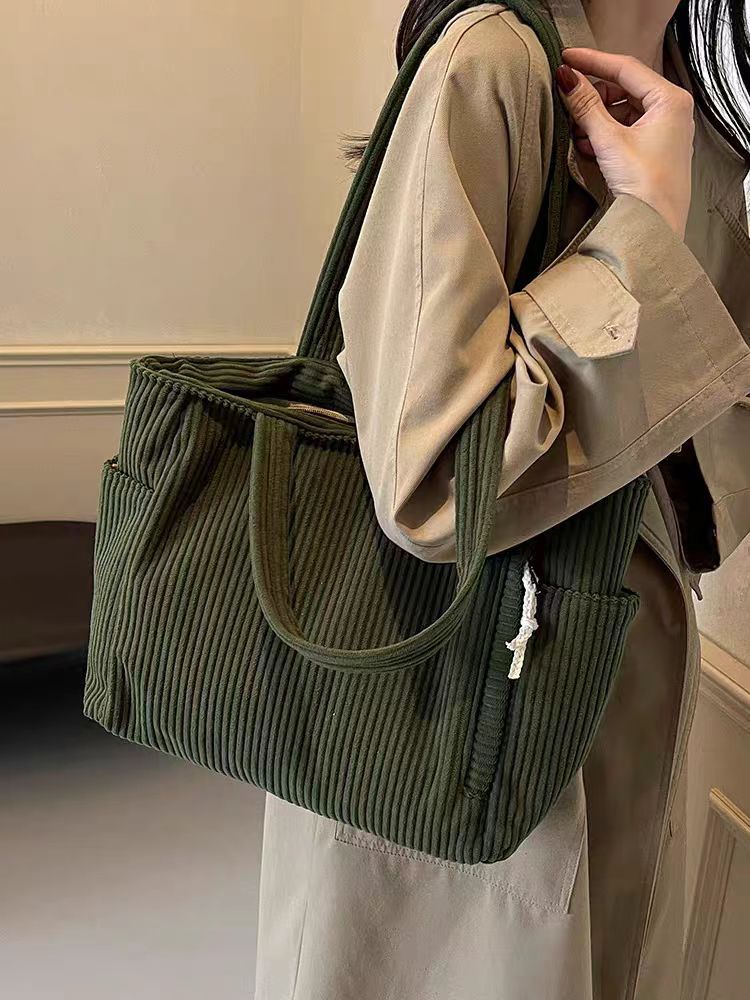 Corduroy Tote Bag
