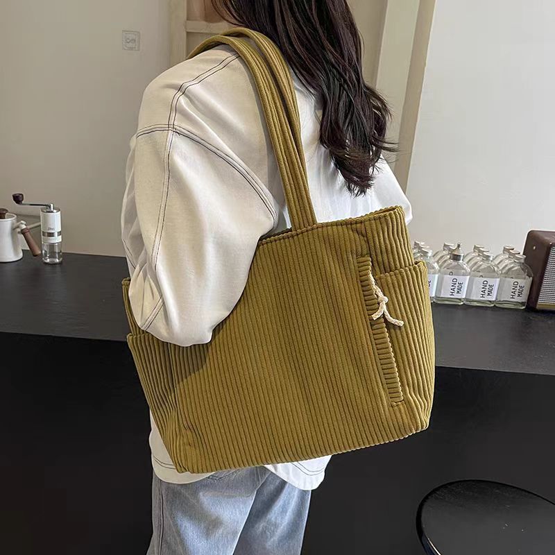 Corduroy Tote Bag