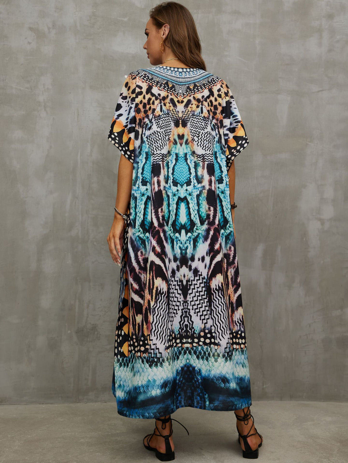 Printed Beach Cover-Up