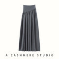 Women’s Cashmere-Wool Pleated Skirt