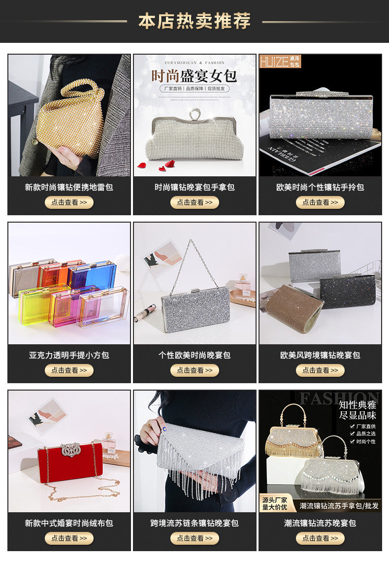 Rhinestone Evening Clutch