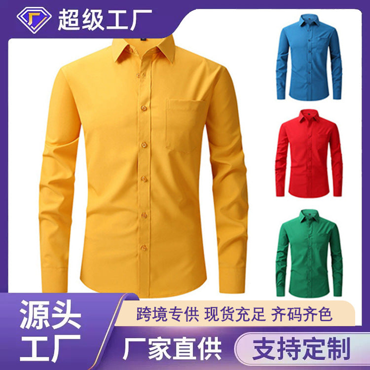 Men's Stretch Long-Sleeve Shirt
